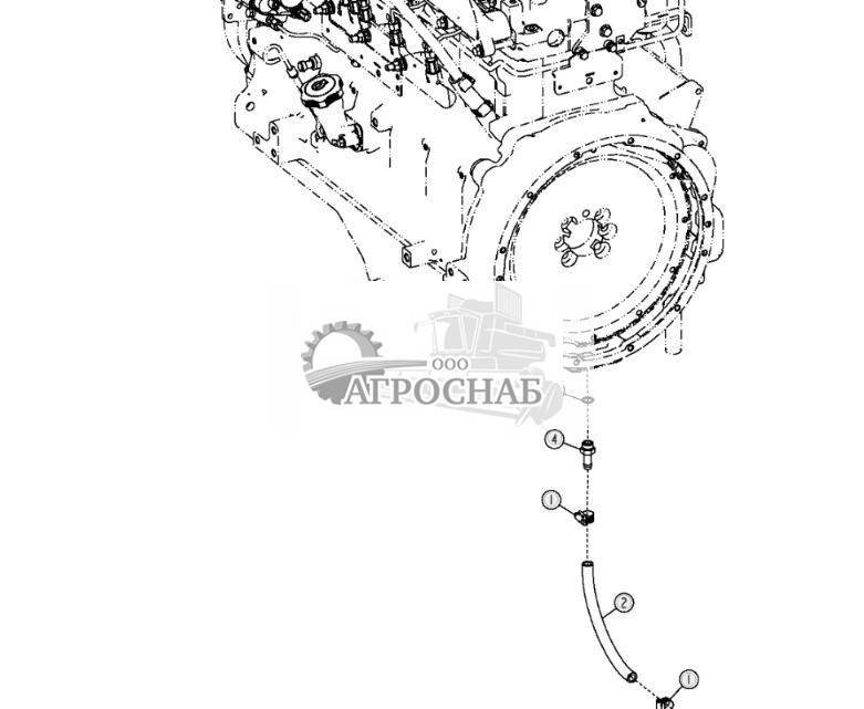 Слив корпуса маховика (6068hdw75) - ST8269 63.jpg